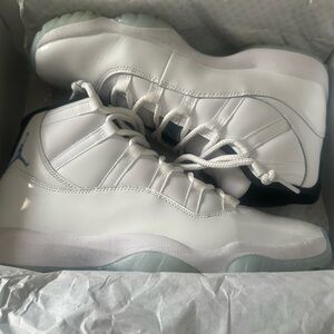 Jordan Athletic Shoes White with Gray Accents